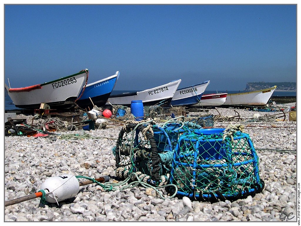 Barques à Yport