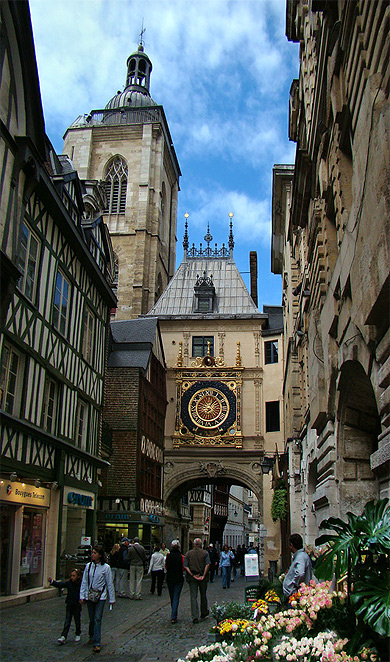 Rouen - Rue du Gros Horloge